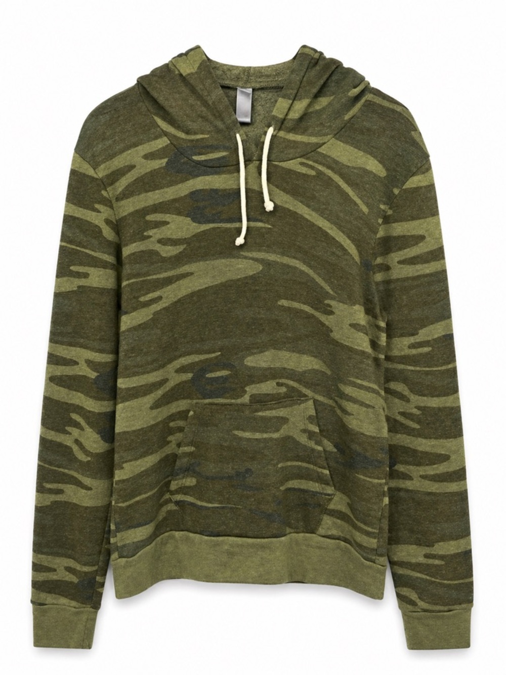 Alternative Earth Buttery Soft Olive Green Camo Women’s Hoodie XL